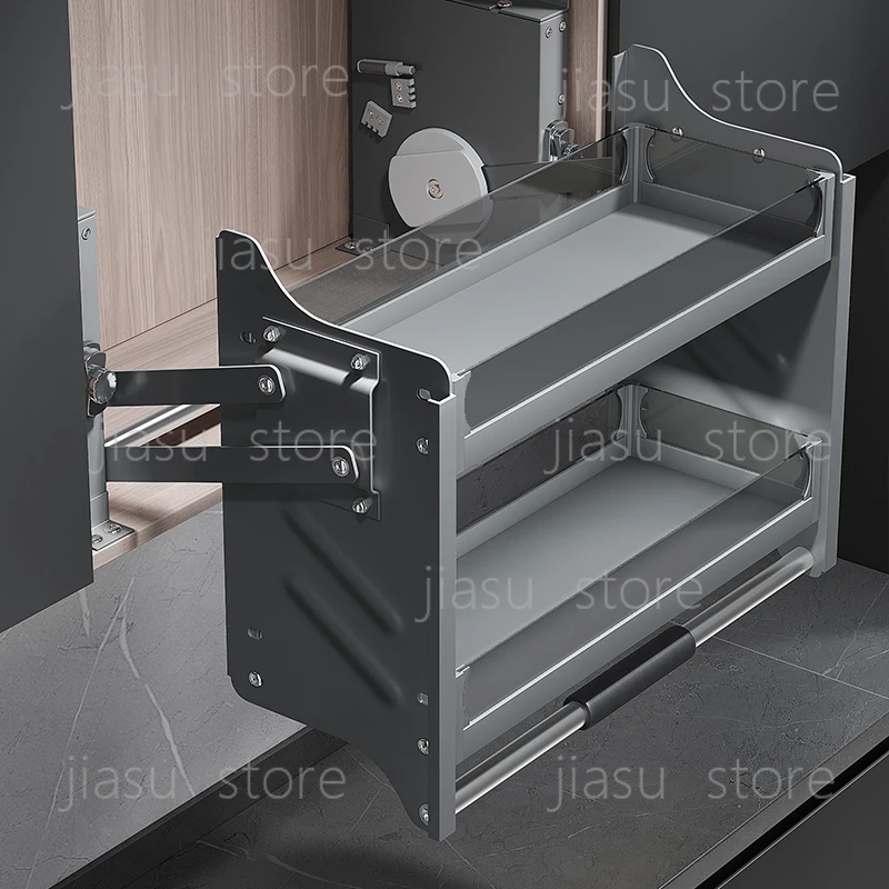 Гидравлическая выдвижная полка HNOSS для верхнего кухонного шкафа, подъемная корзина-органайзер
Гидравлическая выдвижная полка HNOSS для верхнего кухонного шкафа, подъемная корзина-органайзер