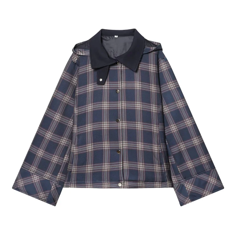 Women's Jacket 2025 New Fashion Autumn Winter Checkered Hooded Parkas Jacket for Women Casual Chic Ladies Coat
Women's Jacket 2025 New Fashion Autumn Winter Checkered Hooded Parkas Jacket for Women Casual Chic Ladies Coat