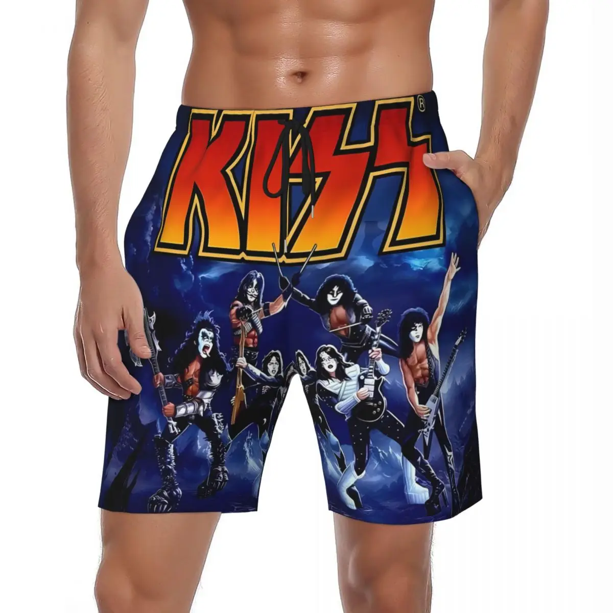 Пляжные шорты с 3d принтом Kiss Band, летние музыкальные крутые спортивные шорты, мужские быстросохнущие повседневные брифы
Пляжные шорты с 3d принтом Kiss Band, летние музыкальные крутые спортивные шорты, мужские быстросохнущие повседневные брифы