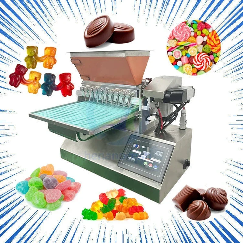 Cheap Factory Price Rock Stick with Semi-automatic Gummy Machine for Making Cotton Candy Chocolate Candy Making Machine
Cheap Factory Price Rock Stick with Semi-automatic Gummy Machine for Making Cotton Candy Chocolate Candy Making Machine