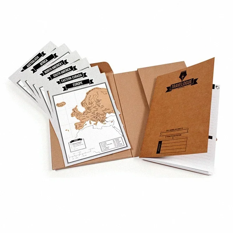 Popular Travelogue Notebooks + Scratch Maps Travel Log Tourist Journal with 8 Mini Maps
Popular Travelogue Notebooks + Scratch Maps Travel Log Tourist Journal with 8 Mini Maps