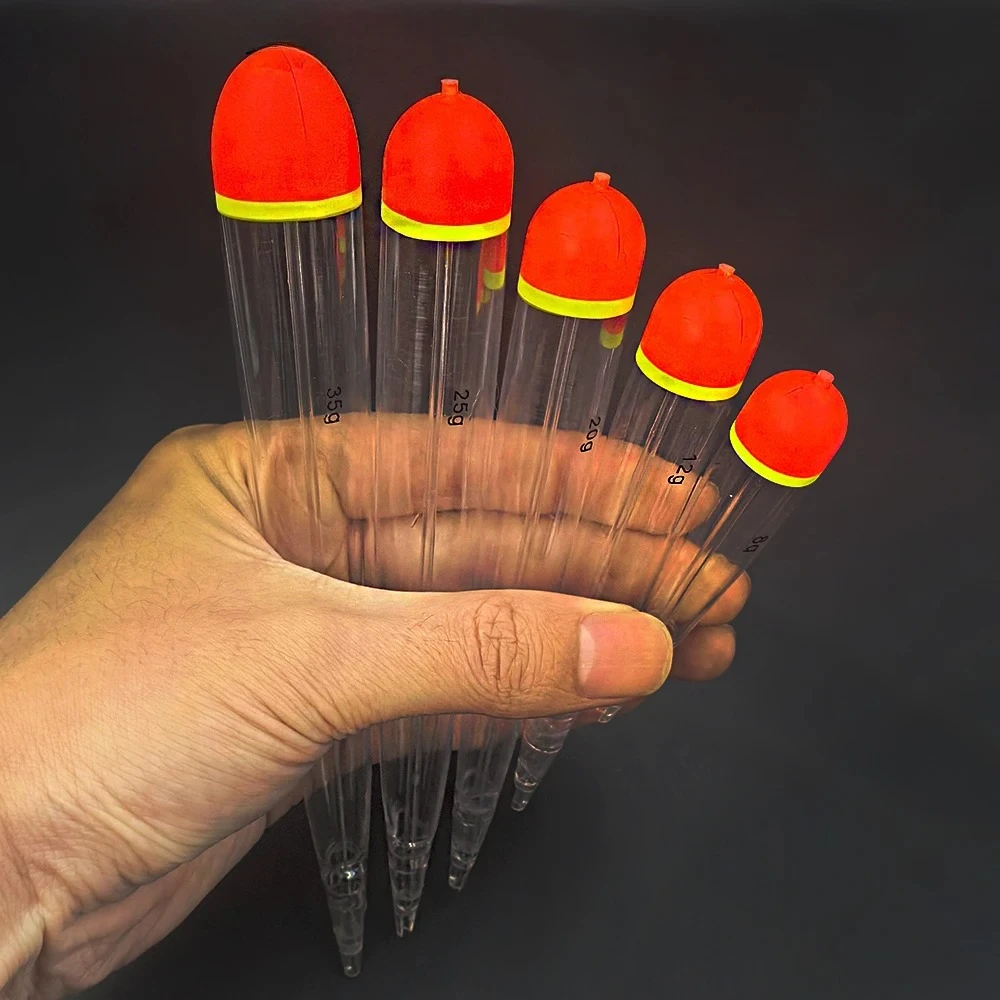 6 PCS Fly Fishing Floats High Index Plastic Vertical Bobbers Transparent Orange Accents Salmon Trout Tackle
6 PCS Fly Fishing Floats High Index Plastic Vertical Bobbers Transparent Orange Accents Salmon Trout Tackle