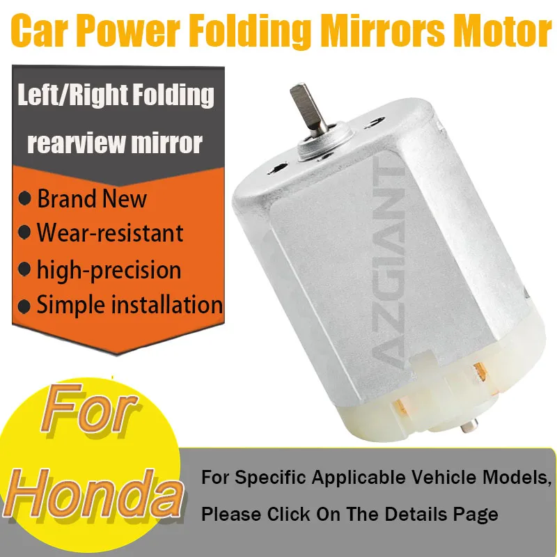 Azgiant FC-280SC Car Power Folding Mirrors Motor For Honda Jazz Mk3 Fit MK2 Accord MK8 Civic MK8 CR-V MK3 Ridgeline Auto parts
Azgiant FC-280SC Car Power Folding Mirrors Motor For Honda Jazz Mk3 Fit MK2 Accord MK8 Civic MK8 CR-V MK3 Ridgeline Auto parts