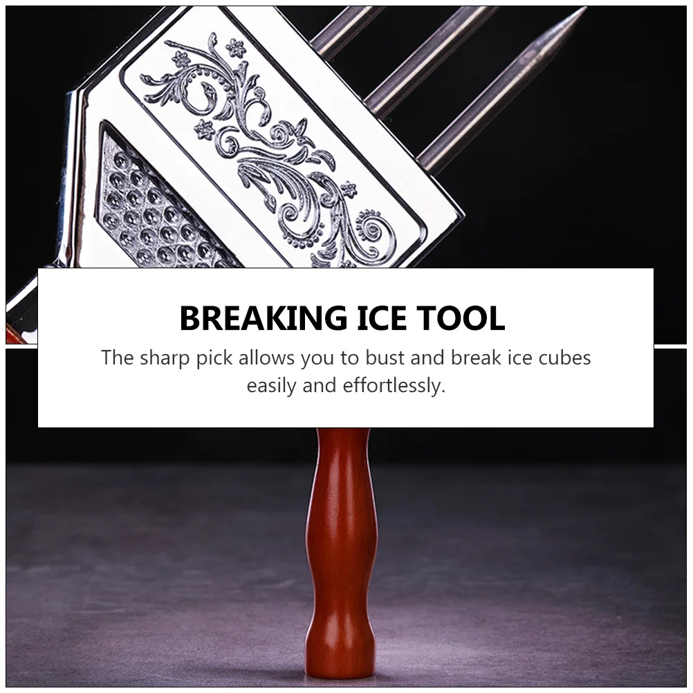Stainless Steel Ice Pick Breaking Tool Crusher Japanese-style Chipper Picker Wood Handle
Stainless Steel Ice Pick Breaking Tool Crusher Japanese-style Chipper Picker Wood Handle
