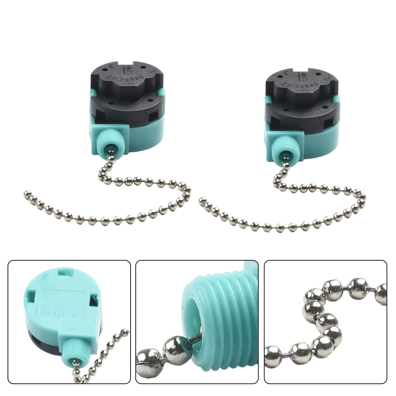 A Complete Pack of Four High Performance ZE268S6 Control Switches Suitable for Use in Various Popular Ceiling Fans Models
A Complete Pack of Four High Performance ZE268S6 Control Switches Suitable for Use in Various Popular Ceiling Fans Models