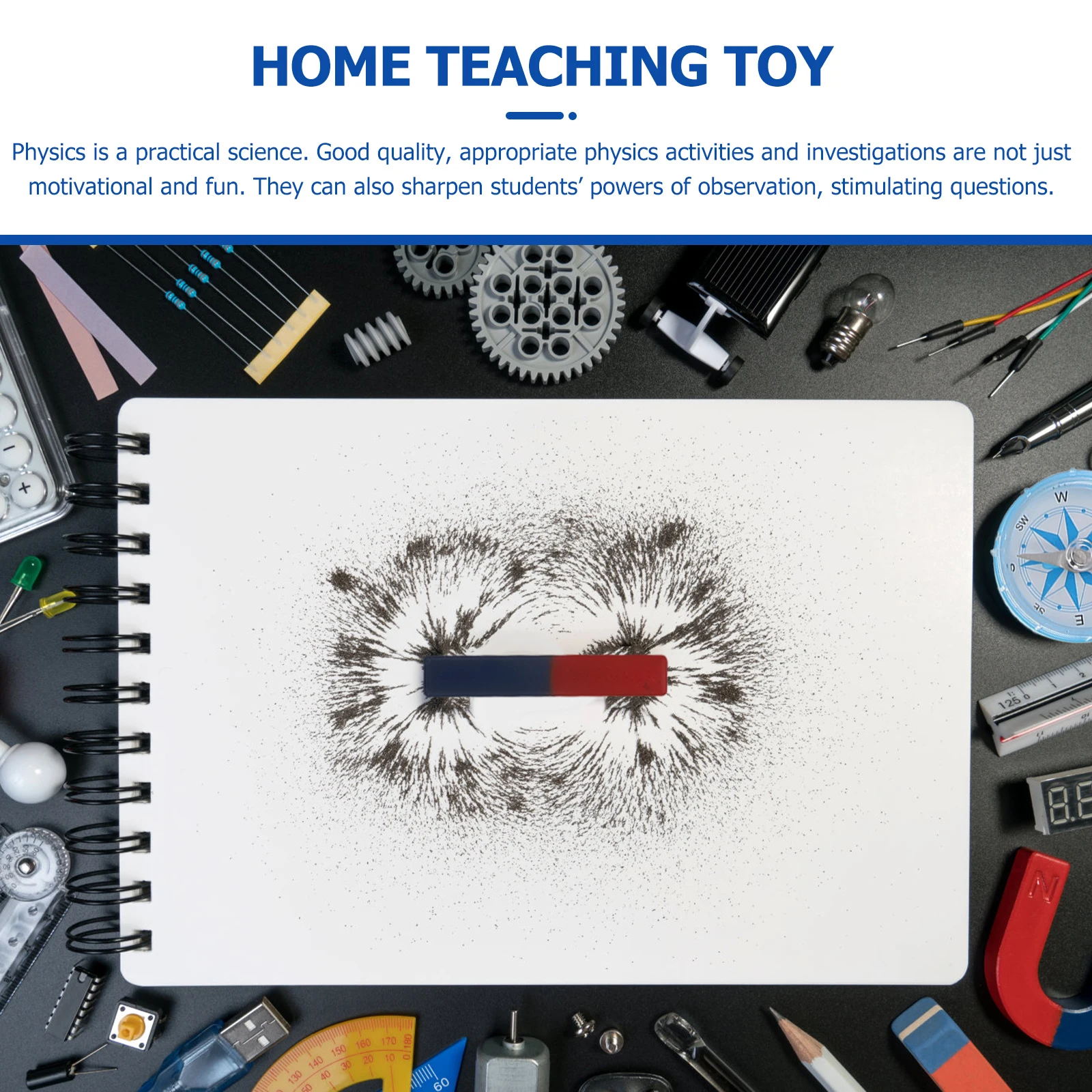 Magnet Experiment Kit Educational Toy Plastic Magnetism Props Science Device Child Learning Physics Props Home Teaching
Magnet Experiment Kit Educational Toy Plastic Magnetism Props Science Device Child Learning Physics Props Home Teaching
