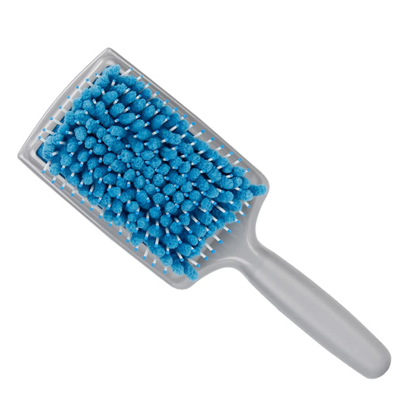 Blue Water Absorbent Hair Comb Microfiber Bristles Fast Drying Detangling Paddle Brush for Short Medium Hair Ergonomic Grip
Blue Water Absorbent Hair Comb Microfiber Bristles Fast Drying Detangling Paddle Brush for Short Medium Hair Ergonomic Grip