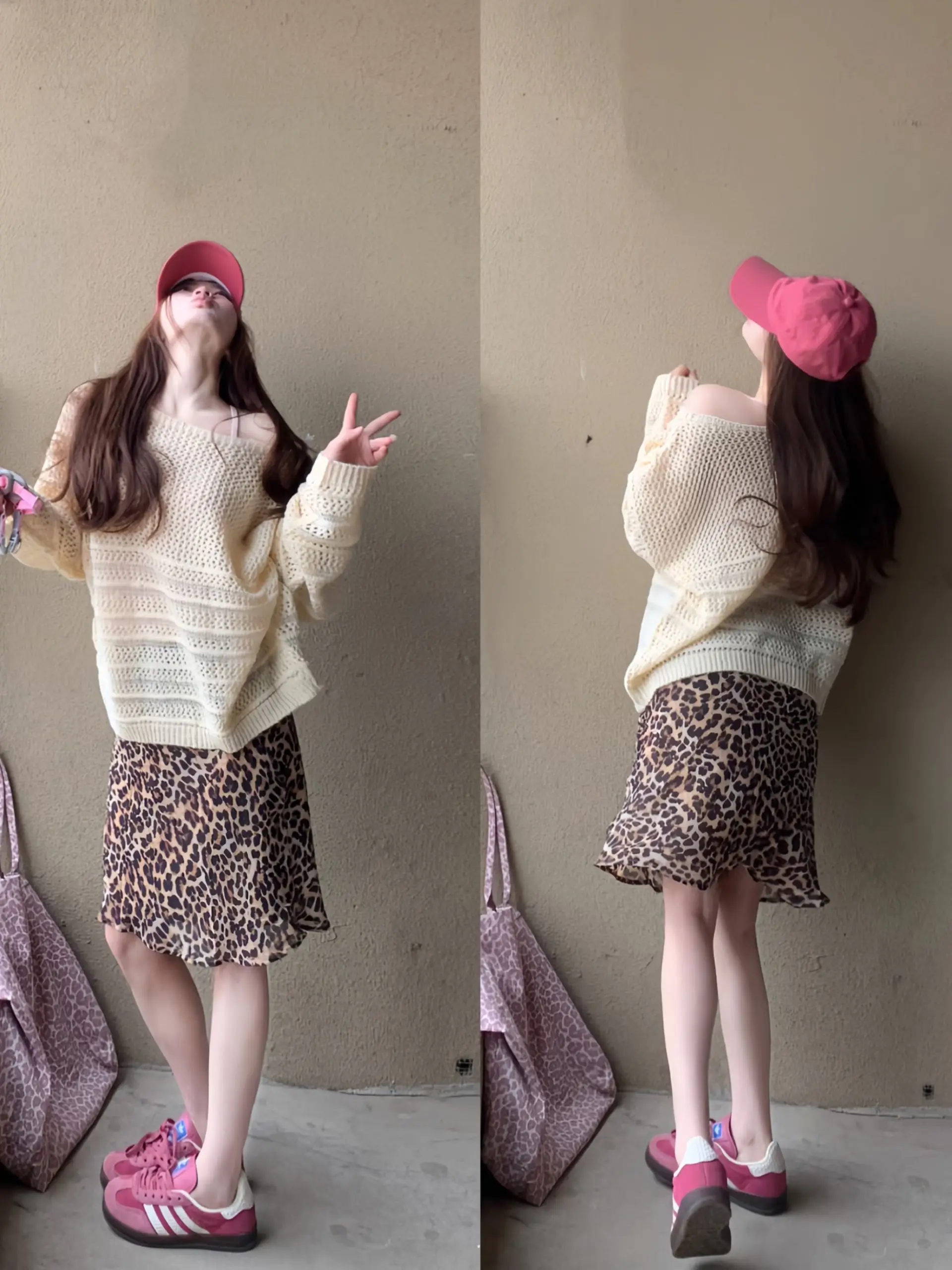 Laid-back Style Women's Spring Summer Knitted Hollow Long Sleeve Set Leopard Print Skirt Two-piece Vacation Fashion Ense...
Laid-back Style Women's Spring Summer Knitted Hollow Long Sleeve Set Leopard Print Skirt Two-piece Vacation Fashion Ense...