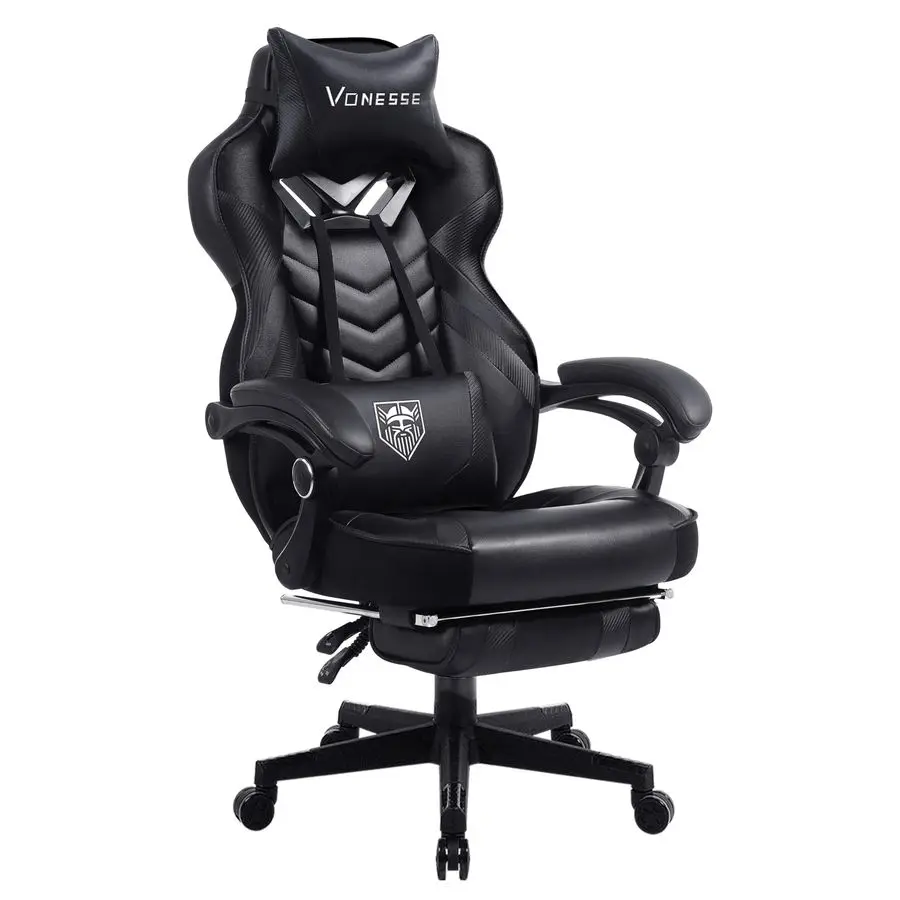 Gaming Chair, Big and Tall Office Chair with Footrest and Massage, Gaming Chairs for Adults with Lumbar Support, Ergonomic
Gaming Chair, Big and Tall Office Chair with Footrest and Massage, Gaming Chairs for Adults with Lumbar Support, Ergonomic