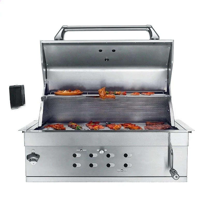 304 stainless steel embedded barbecue grill outdoor charcoal barbecue grill charcoal grill courtyard villa barbecue table
304 stainless steel embedded barbecue grill outdoor charcoal barbecue grill charcoal grill courtyard villa barbecue table