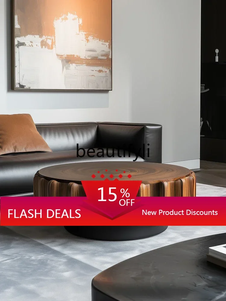 Итальянский круглый журнальный столик из цельного дерева, современная маленькая квартира, гостиная, художественный креативный журнальный столик
Итальянский круглый журнальный столик из цельного дерева, современная маленькая квартира, гостиная, художественный креативный журнальный столик