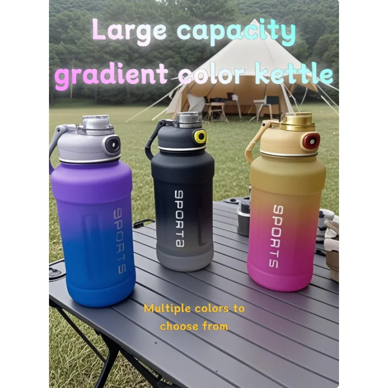 Gradient Color Large Capacity Outdoor Camping, Tourism, Fitness, Hand-Held Sports Water Cup, Food Grade Material Water Cup
Gradient Color Large Capacity Outdoor Camping, Tourism, Fitness, Hand-Held Sports Water Cup, Food Grade Material Water Cup