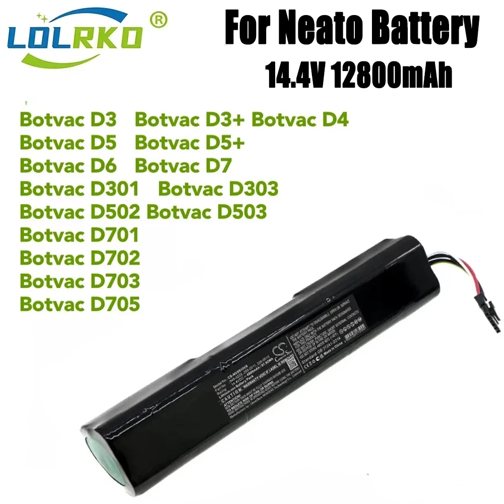 Аккумулятор 12800 мАч для пылесоса Neato Botvac, подключенный D3,D3 +,D301,D303,D4,D502,D503,D6,D7,D701,D702,D703,D5,D5 +
Аккумулятор 12800 мАч для пылесоса Neato Botvac, подключенный D3,D3 +,D301,D303,D4,D502,D503,D6,D7,D701,D702,D703,D5,D5 +