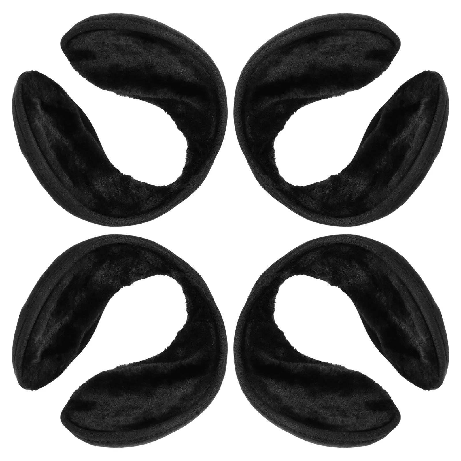 4Pcs Thick Warm Earmuffs Black Unisex Behind Head Design Lightweight Fleece Ear Warmers for Winter Sports Outdoor Activities
4Pcs Thick Warm Earmuffs Black Unisex Behind Head Design Lightweight Fleece Ear Warmers for Winter Sports Outdoor Activities
