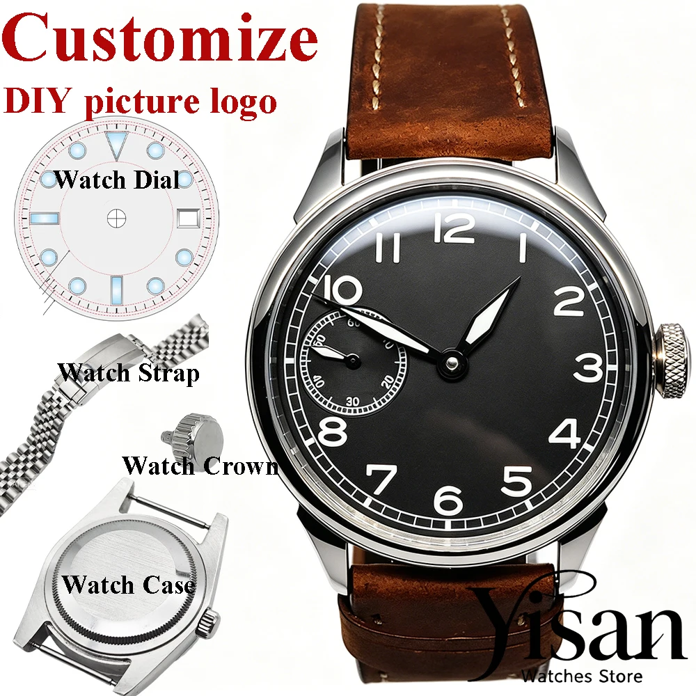 DIY Custom Logo Men's Watch 42mm Luxury Fashion Green Luminous Watch St3600 Movement 316L Steel Case
DIY Custom Logo Men's Watch 42mm Luxury Fashion Green Luminous Watch St3600 Movement 316L Steel Case