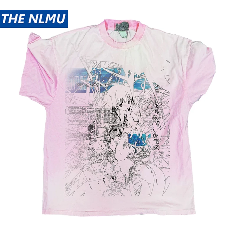 Men Japanese Cartoon Print T-Shirt Vintage Washed Distressed Tee Shirt 100% Cotton Casual Streetwear Summer Top
Men Japanese Cartoon Print T-Shirt Vintage Washed Distressed Tee Shirt 100% Cotton Casual Streetwear Summer Top