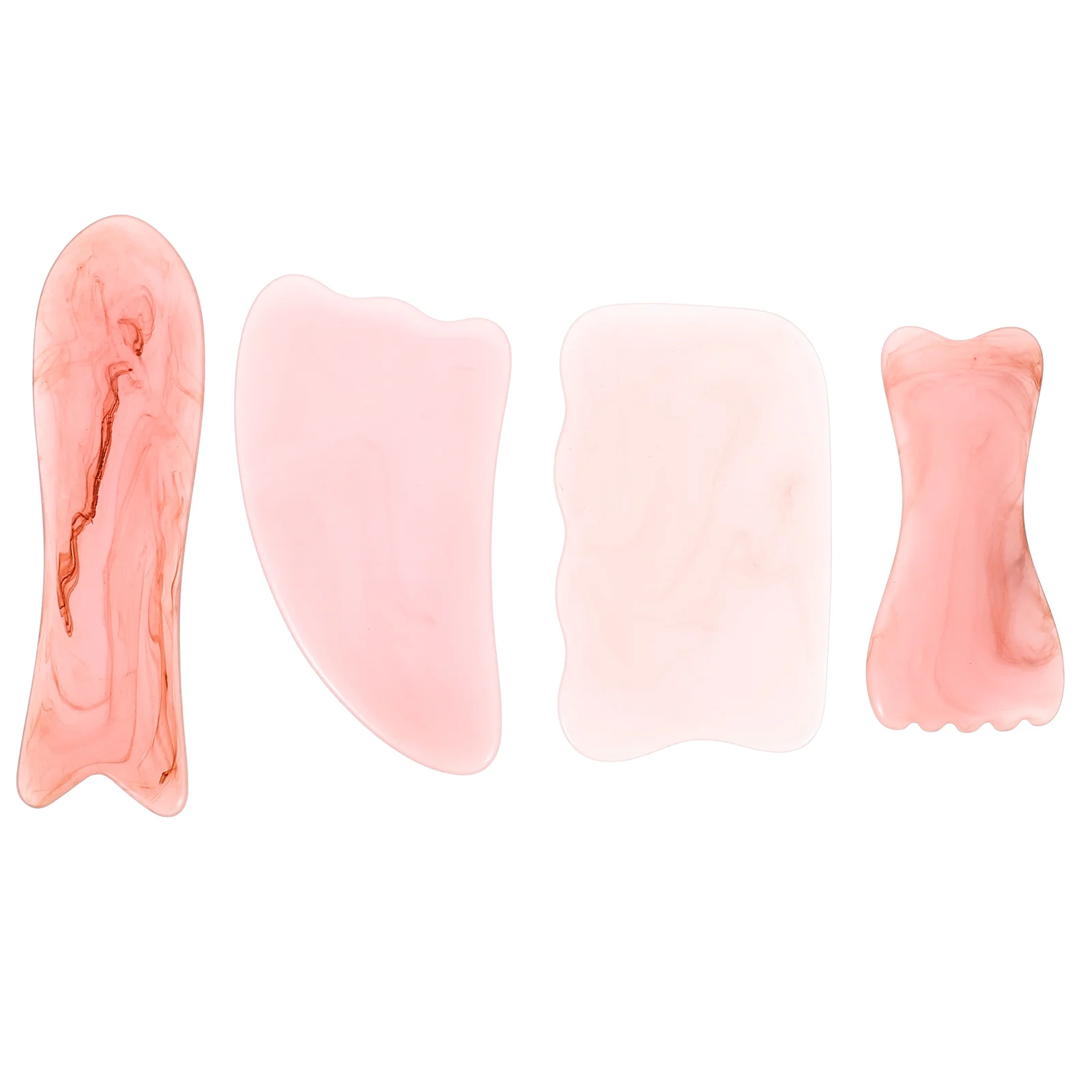 4 Pcs Scraping Stone Tool Rose Quartz Roller for Face Back Scratcher Body Scraper
4 Pcs Scraping Stone Tool Rose Quartz Roller for Face Back Scratcher Body Scraper