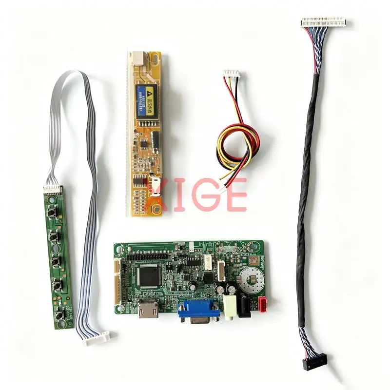 For N141C1 N141C3 LTN141WD LTN141BT06 LCD Display Drive Controller Board Kit DIY 30 Pins LVDS 1440x900 1-CCFL 1440*900 VGA+HDMI
For N141C1 N141C3 LTN141WD LTN141BT06 LCD Display Drive Controller Board Kit DIY 30 Pins LVDS 1440x900 1-CCFL 1440*900 VGA+HDMI