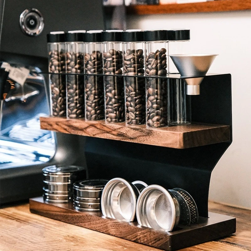 Coffee bean sub-bottling test tube display stand glass single tube seal
Coffee bean sub-bottling test tube display stand glass single tube seal