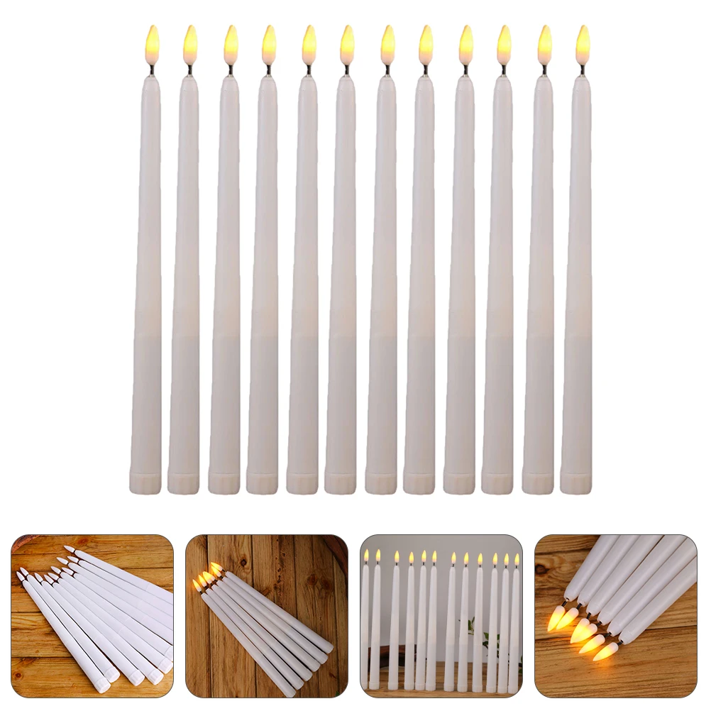 12 Pcs LED C Lights Plastic Long Stick Flickering Electronic Lamp Halloween Decorative Light Safe Energy Saving LED Bulb Tube
12 Pcs LED C Lights Plastic Long Stick Flickering Electronic Lamp Halloween Decorative Light Safe Energy Saving LED Bulb Tube
