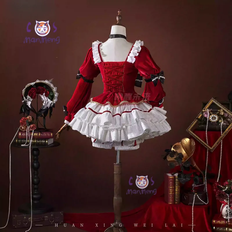 Game Identity Ⅴ Gardener Emma Woods Cosplay Costume Halloween Red Lolita Dress Girl Christmas Gift Pack Props Wig Complete Set
Game Identity Ⅴ Gardener Emma Woods Cosplay Costume Halloween Red Lolita Dress Girl Christmas Gift Pack Props Wig Complete Set