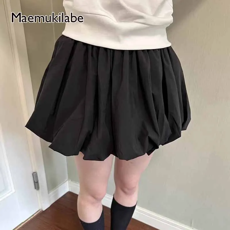 Maemukilabe Y2K Kawaii Bubble Skirt Preppy Cute High Elastic Mini A-Line Skirt Beach Streetwear Women Vintage Short Skirt
Maemukilabe Y2K Kawaii Bubble Skirt Preppy Cute High Elastic Mini A-Line Skirt Beach Streetwear Women Vintage Short Skirt