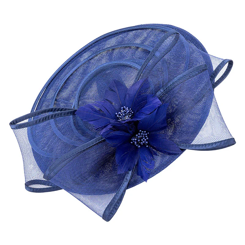 Summer Large Wedding Hat Imitation Sinamay Fascinator Hat Hairbands Ladies Royal Cocktail Party Bow Feather Flower Hat Headpiece
Summer Large Wedding Hat Imitation Sinamay Fascinator Hat Hairbands Ladies Royal Cocktail Party Bow Feather Flower Hat Headpiece
