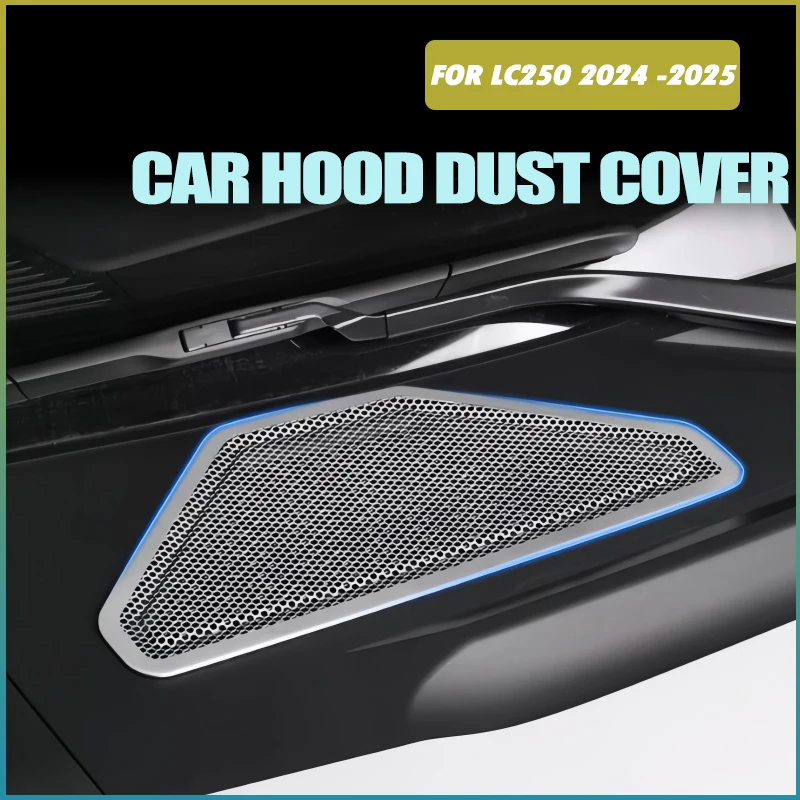 Пылезащитный чехол на капот автомобиля подходит для Toyota Prado LC250 2024-2025, высококачественный модифицированный автомобильный фильтр на капоте, внешние аксессуары автомобиля
Пылезащитный чехол на капот автомобиля подходит для Toyota Prado LC250 2024-2025, высококачественный модифицированный автомобильный фильтр на капоте, внешние аксессуары автомобиля
