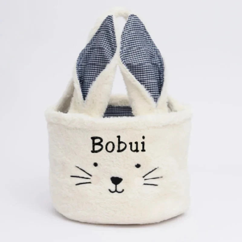 Customized Name Kids Birthday Gift Children's Storage Bucket Rabbit Candy Bag Soft Easter Decoration Personalized Easter Basket
Customized Name Kids Birthday Gift Children's Storage Bucket Rabbit Candy Bag Soft Easter Decoration Personalized Easter Basket