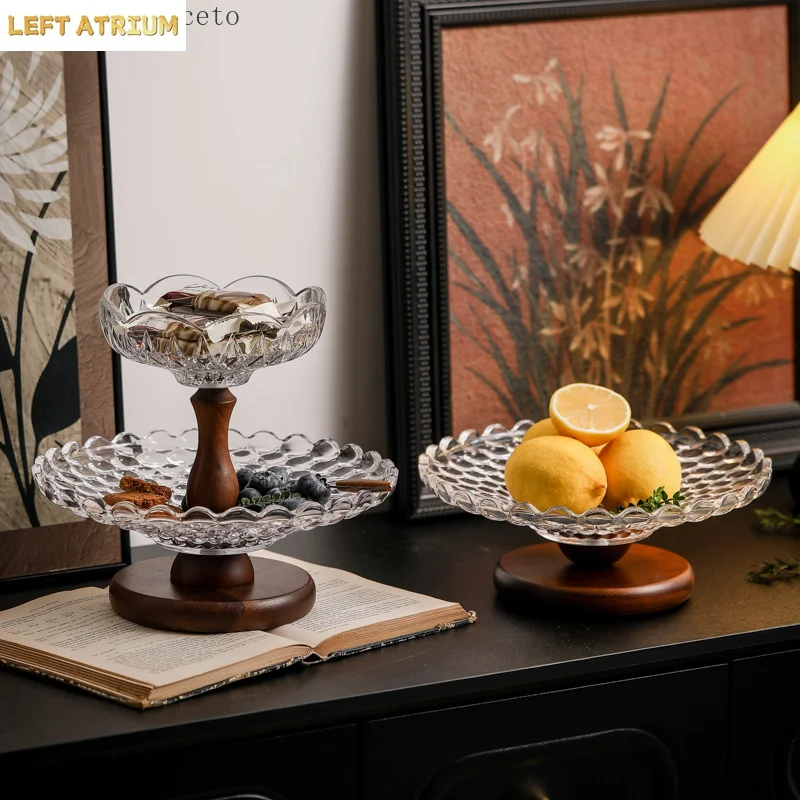 Double Layered Glass Fruit Holder Dessert Plate Snack Plate Fruit Plates Snack Storage Tray Living Room Coffee Table Decoration
Double Layered Glass Fruit Holder Dessert Plate Snack Plate Fruit Plates Snack Storage Tray Living Room Coffee Table Decoration