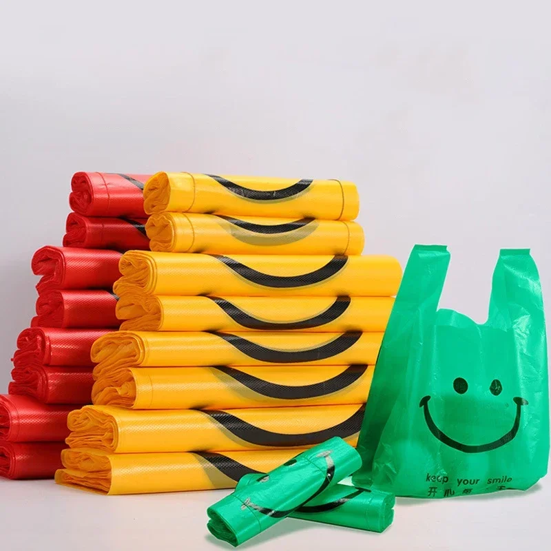 50 Pcs Plastic Bag Carry Out Bags with Handle Supermarket Grocery Shopping Snack Boutique Fresh-keeping Fruits Vegetable Bread
50 Pcs Plastic Bag Carry Out Bags with Handle Supermarket Grocery Shopping Snack Boutique Fresh-keeping Fruits Vegetable Bread