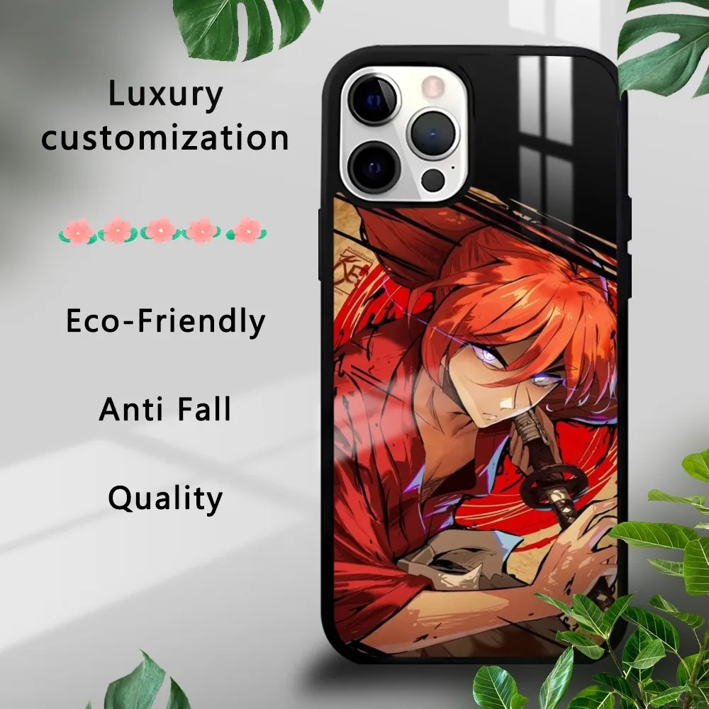 H-Himura Kenshin Phone Case For iPhone 16 15 14 13 12 11 Pro Xs Max Mini Plus Celulares Hard Funda
H-Himura Kenshin Phone Case For iPhone 16 15 14 13 12 11 Pro Xs Max Mini Plus Celulares Hard Funda