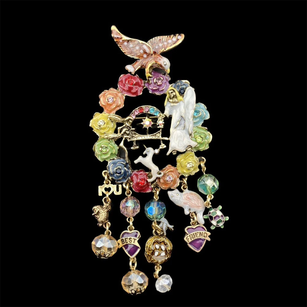 Vintage Handmade enamel dreamy angel bird pendant Necklaces Pendant for women‘s girl gift party Jewelry Accessories
Vintage Handmade enamel dreamy angel bird pendant Necklaces Pendant for women‘s girl gift party Jewelry Accessories