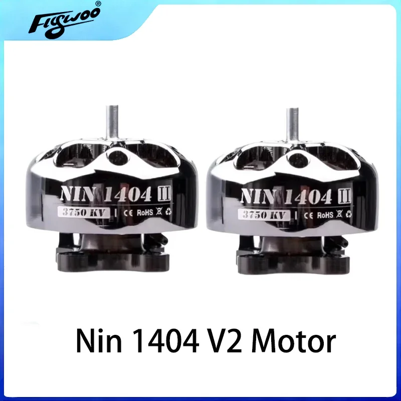 FLYWOO NIN 1404 V2 Ultralight FPV Motor for 3-4 Inch Whoop Toothpick Drone DIY 2750-4850KV Wide Range
FLYWOO NIN 1404 V2 Ultralight FPV Motor for 3-4 Inch Whoop Toothpick Drone DIY 2750-4850KV Wide Range