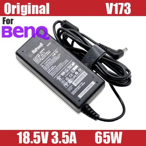 Оригинальный адаптер переменного тока для ноутбука BENQ V173 18,5 В 3,5 А 65 Вт 4,8*1,7 мм, зарядное устройство, joybook
Оригинальный адаптер переменного тока для ноутбука BENQ V173 18,5 В 3,5 А 65 Вт 4,8*1,7 мм, зарядное устройство, joybook