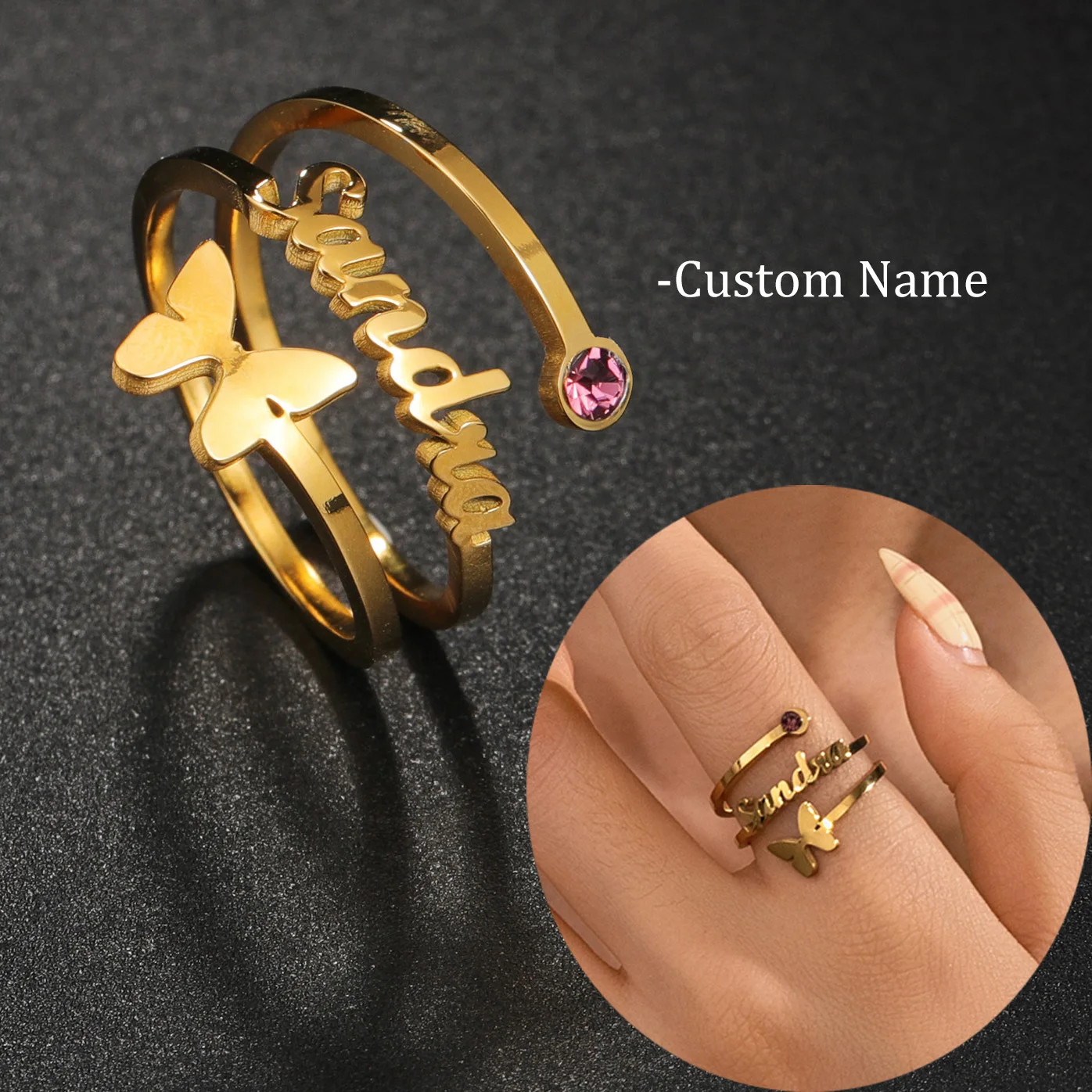 Fashion Couple Rings Custom Name Hollowed-out Hearts Stainless Steel Valentine's Day Anniversaries Wedding Birthday Jewelry Gift
Fashion Couple Rings Custom Name Hollowed-out Hearts Stainless Steel Valentine's Day Anniversaries Wedding Birthday Jewelry Gift