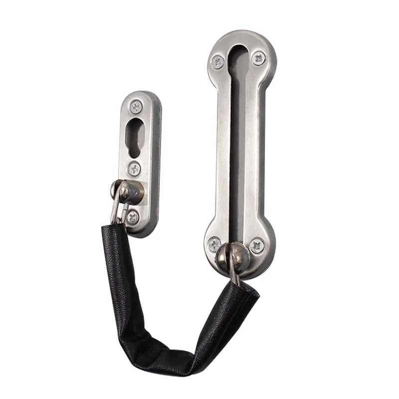 Anti-theft chain Door chain No punching Door bolt Anti-lock buckle Hotel Security chain Blocking Quick lock buckle
Anti-theft chain Door chain No punching Door bolt Anti-lock buckle Hotel Security chain Blocking Quick lock buckle