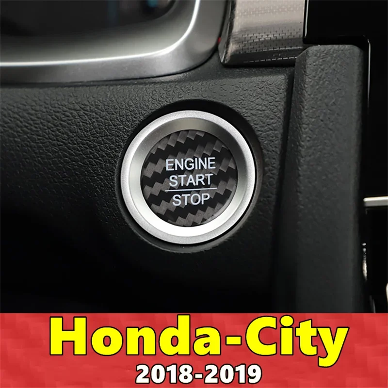 For Honda City Car Engine Start Stop Button Cover Real Carbon Fiber Sticker 2018 2019
For Honda City Car Engine Start Stop Button Cover Real Carbon Fiber Sticker 2018 2019
