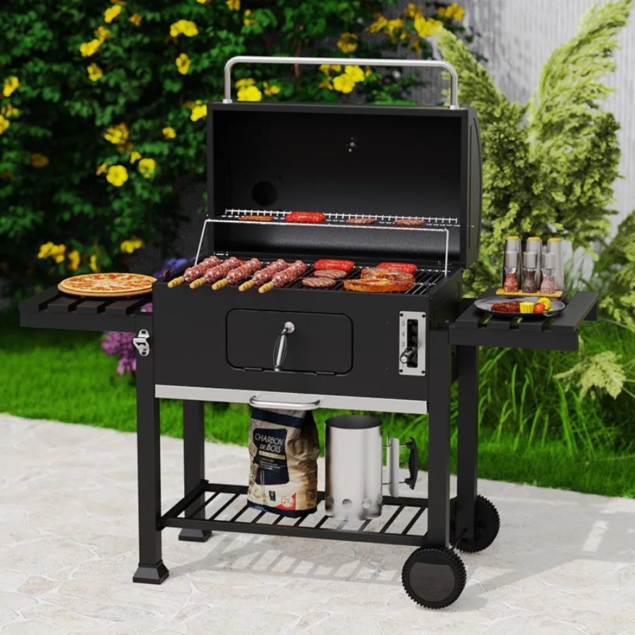 Thickened American-style BBQ Grills Roasting Multi-functional BBQ Grills Outdoor Camping Appliance Kitchen Holzkohlegrill LJ40
Thickened American-style BBQ Grills Roasting Multi-functional BBQ Grills Outdoor Camping Appliance Kitchen Holzkohlegrill LJ40