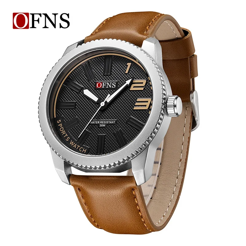 OfnsBrand 1950 Fashion Trendy Men's Quartz Watch Zinc Alloy Anti Slip Crown 3atm Waterproof Belt Comfortable Skin Friendly Cool
OfnsBrand 1950 Fashion Trendy Men's Quartz Watch Zinc Alloy Anti Slip Crown 3atm Waterproof Belt Comfortable Skin Friendly Cool