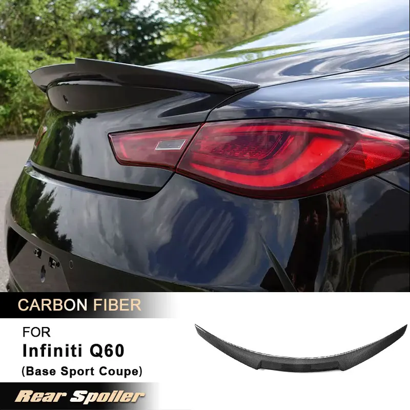 Car Rear Trunk Spoiler Wings for Infiniti Q60 Base Sport Coupe 2-Door 2016-2019 Rear Spoiler Boot Wing Lip Body Kit Carbon Fiber
Car Rear Trunk Spoiler Wings for Infiniti Q60 Base Sport Coupe 2-Door 2016-2019 Rear Spoiler Boot Wing Lip Body Kit Carbon Fiber
