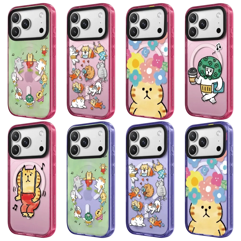 Yellow Cat Colorful Flower 2.0 Acrylic Border Phone Cover for IPhone 12 13 14 15 16 17 Pro Max Case for IPhone 17 Air
Yellow Cat Colorful Flower 2.0 Acrylic Border Phone Cover for IPhone 12 13 14 15 16 17 Pro Max Case for IPhone 17 Air