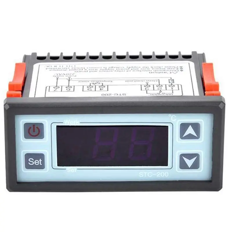 3X STC-200 Digital Thermostat Temperature Controller Microcomputer Refrigeration Heating Controller AC220V
3X STC-200 Digital Thermostat Temperature Controller Microcomputer Refrigeration Heating Controller AC220V
