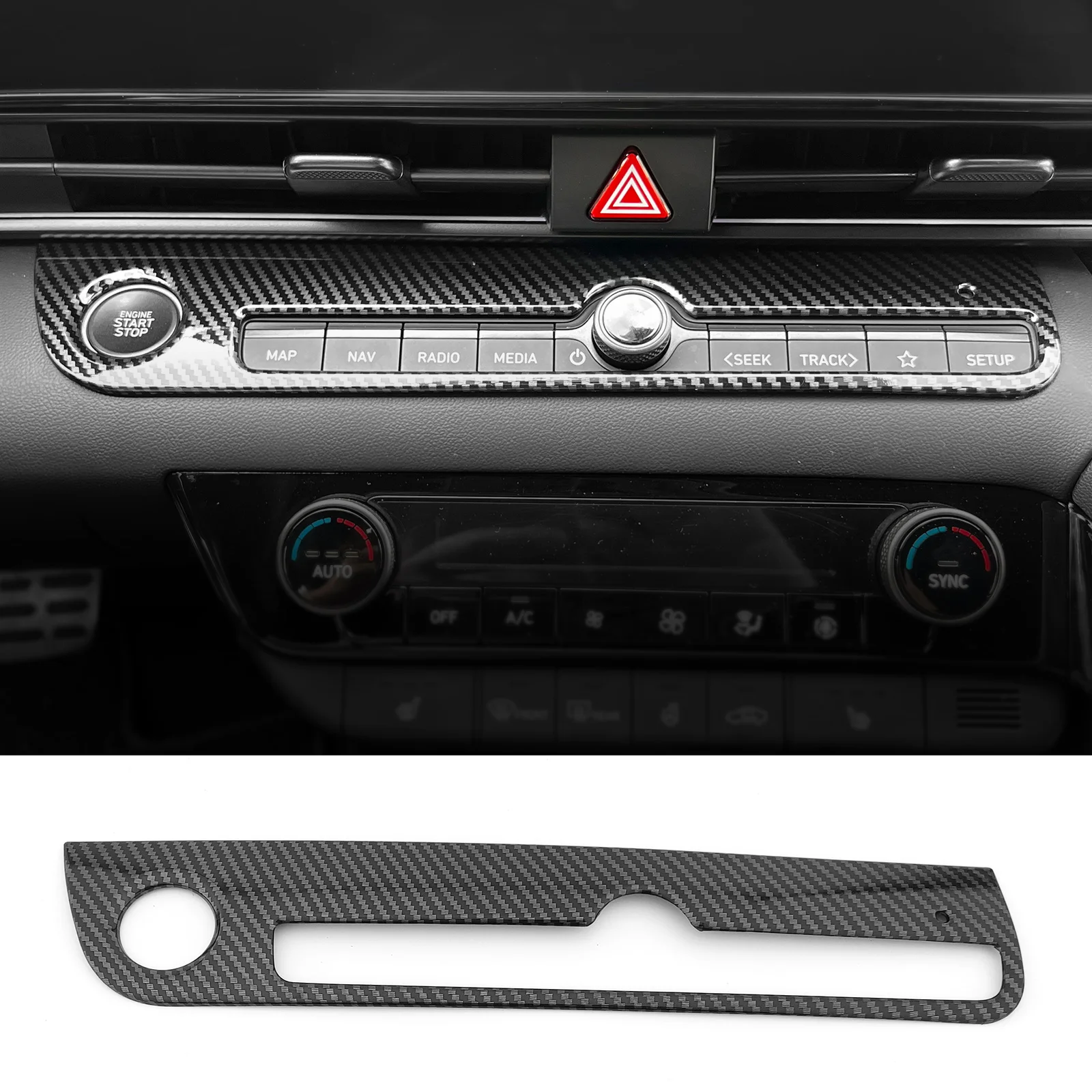 Car Engine Start Stop Button Cover Console Switch Panel Frame Interior Mouldings For Hyundai Elantra CN7 N Left Hand Drive
Car Engine Start Stop Button Cover Console Switch Panel Frame Interior Mouldings For Hyundai Elantra CN7 N Left Hand Drive