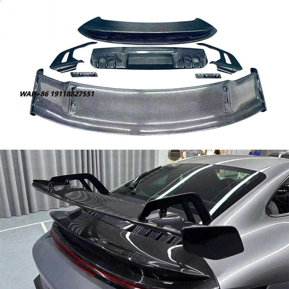 Rear Tail Wing Cabriolet Trunk Spoiler for 992 2019-2024 to GT3 Carbon Fiber Tail Wet Carbon 4500
Rear Tail Wing Cabriolet Trunk Spoiler for 992 2019-2024 to GT3 Carbon Fiber Tail Wet Carbon 4500