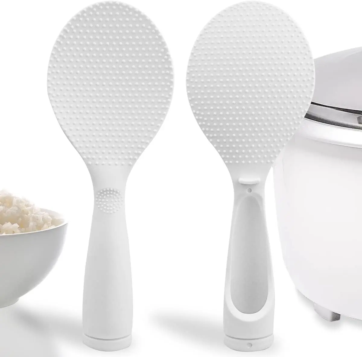 2 шт. стоящая ложка для сервировки риса с антипригарным покрытием - ложка для риса с антипригарным покрытием - термостойкая лопатка для плиты (белая)
2 шт. стоящая ложка для сервировки риса с антипригарным покрытием - ложка для риса с антипригарным покрытием - термостойкая лопатка для плиты (белая)