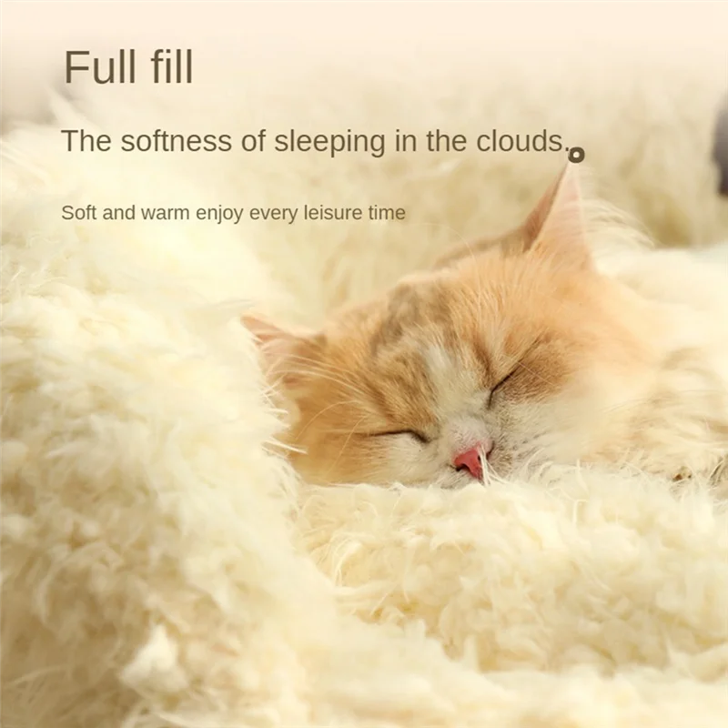 【Flash Sale】Plush Round Pet Bed Cat Beds For Indoor Cats Cozy Cartoon Alpaca Shape Dog Beds For Cats Or Small Dogs, Nest
【Flash Sale】Plush Round Pet Bed Cat Beds For Indoor Cats Cozy Cartoon Alpaca Shape Dog Beds For Cats Or Small Dogs, Nest