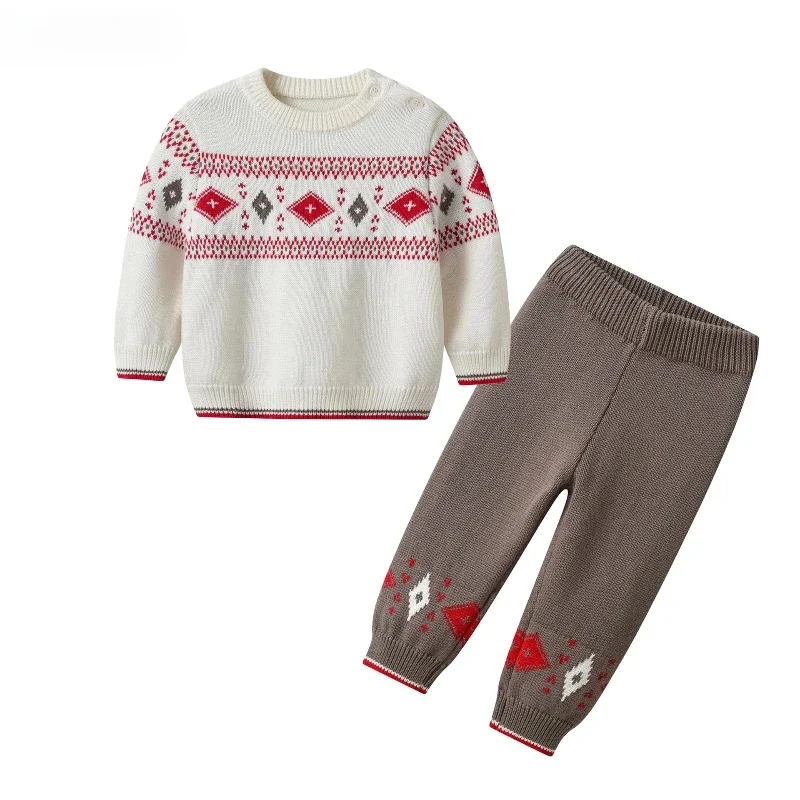 2024 Newborn Sweaters Shirts+pants Costumes Toddler Boys Girls Clothes Set Casual Crew Neck Long Sleeve Knitwear Autumn Winter
2024 Newborn Sweaters Shirts+pants Costumes Toddler Boys Girls Clothes Set Casual Crew Neck Long Sleeve Knitwear Autumn Winter