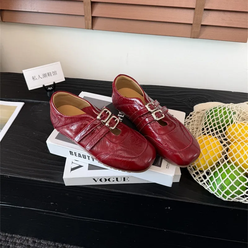 Women's Retro Mary Jane Sneakers Double Buckle Round Toe Soft Sole Comfortable Casual Daily Walking Flat Shoes 2026 New Arrival
Women's Retro Mary Jane Sneakers Double Buckle Round Toe Soft Sole Comfortable Casual Daily Walking Flat Shoes 2026 New Arrival