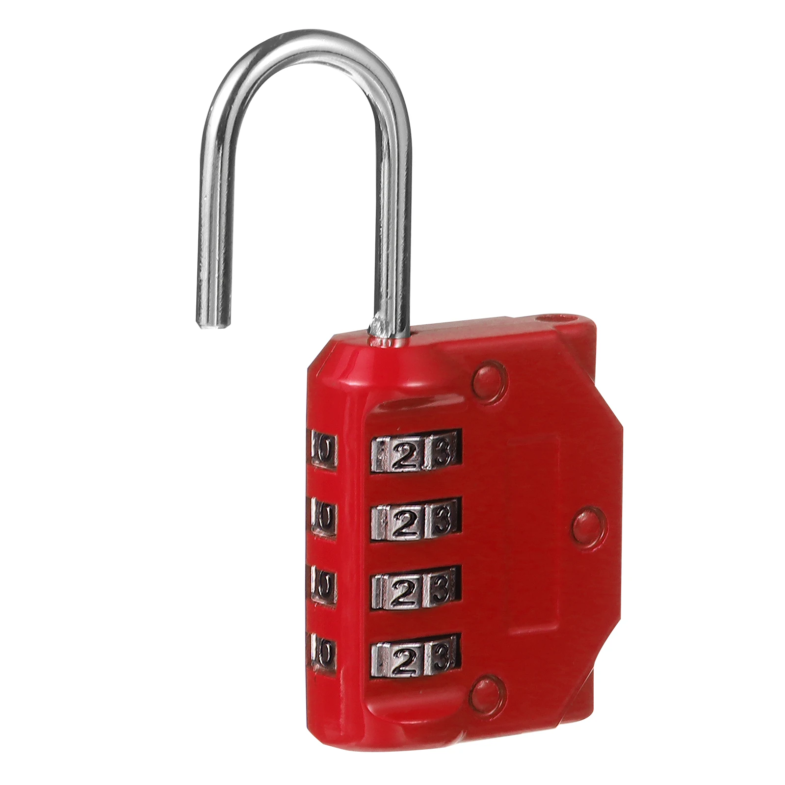Zinc Alloy 4 Password Lock for Suitcase Backpack Household Red Color Luggage Security Padlock Safe Durable
Zinc Alloy 4 Password Lock for Suitcase Backpack Household Red Color Luggage Security Padlock Safe Durable